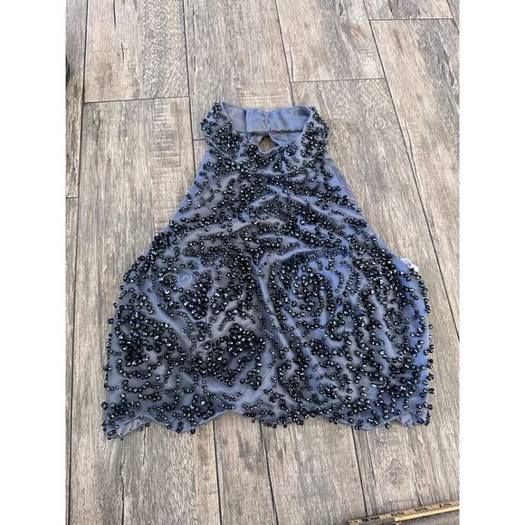 Sherri Hill Women's High Neck Beaded Two Piece Homecoming/ Prom Dress Size 8 - Picture 16 of 16